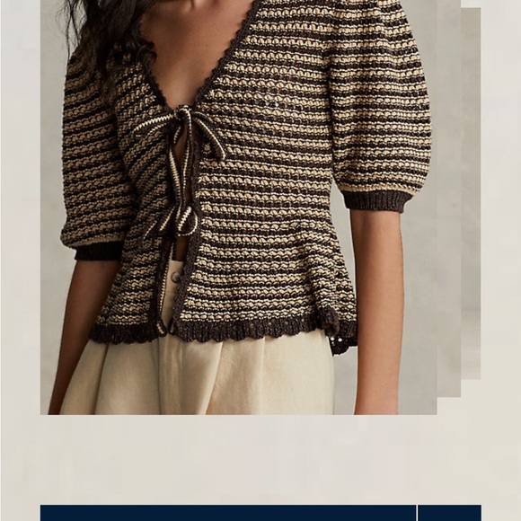 Amazing new with tags Ralph Lauren cardigan - Picture 2 of 8